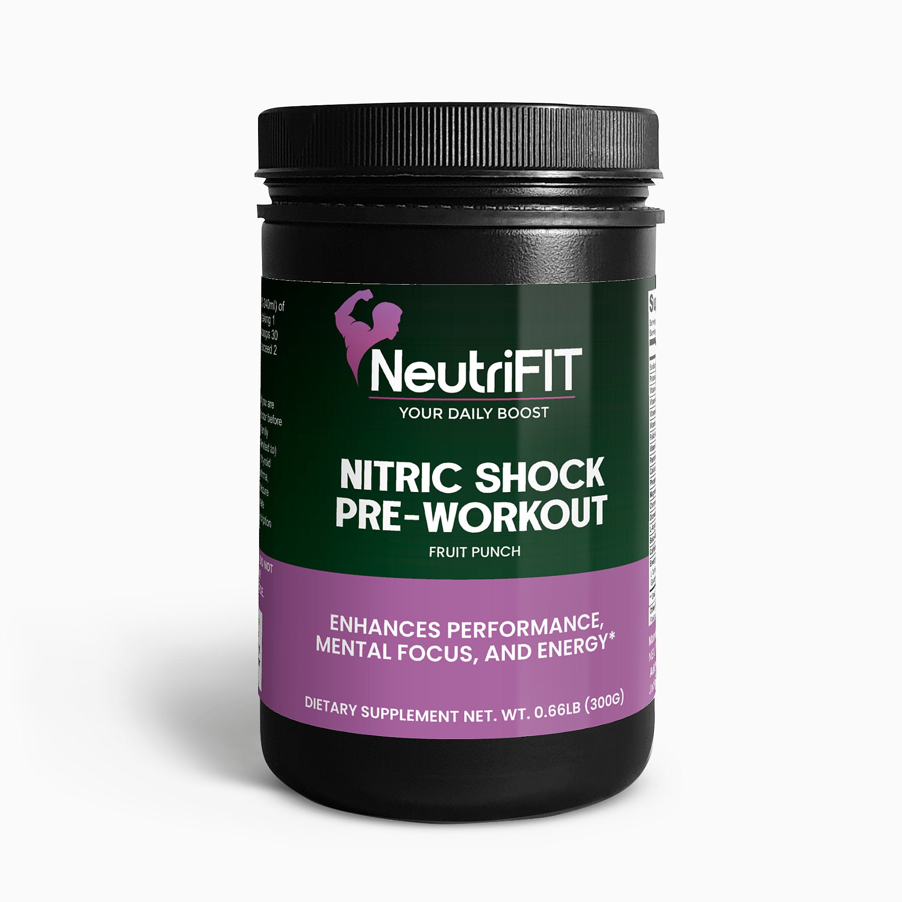 Nitric Shock Pre-Workout Powder (Fruit Punch)